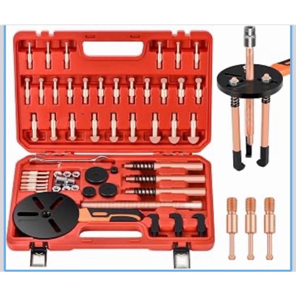 55 in 1 Bearing Puller Kit Heavy Duty Wheel Bearing Tool